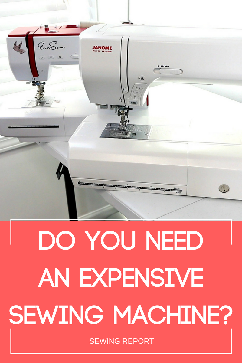 PINTEREST Expensive Sewing Machine