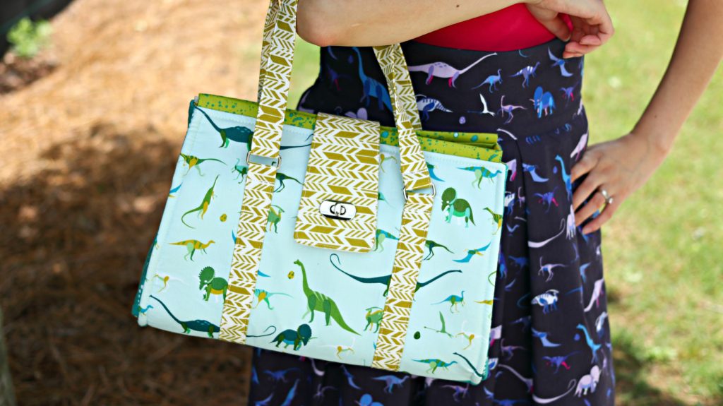 Dinosaur Purse Skirt Fabric Hanging Bag