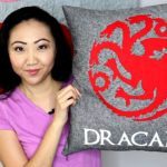 Dracarys Targaryen Sigil Dragon Game of Thrones DIY Throw Pillow EDITED
