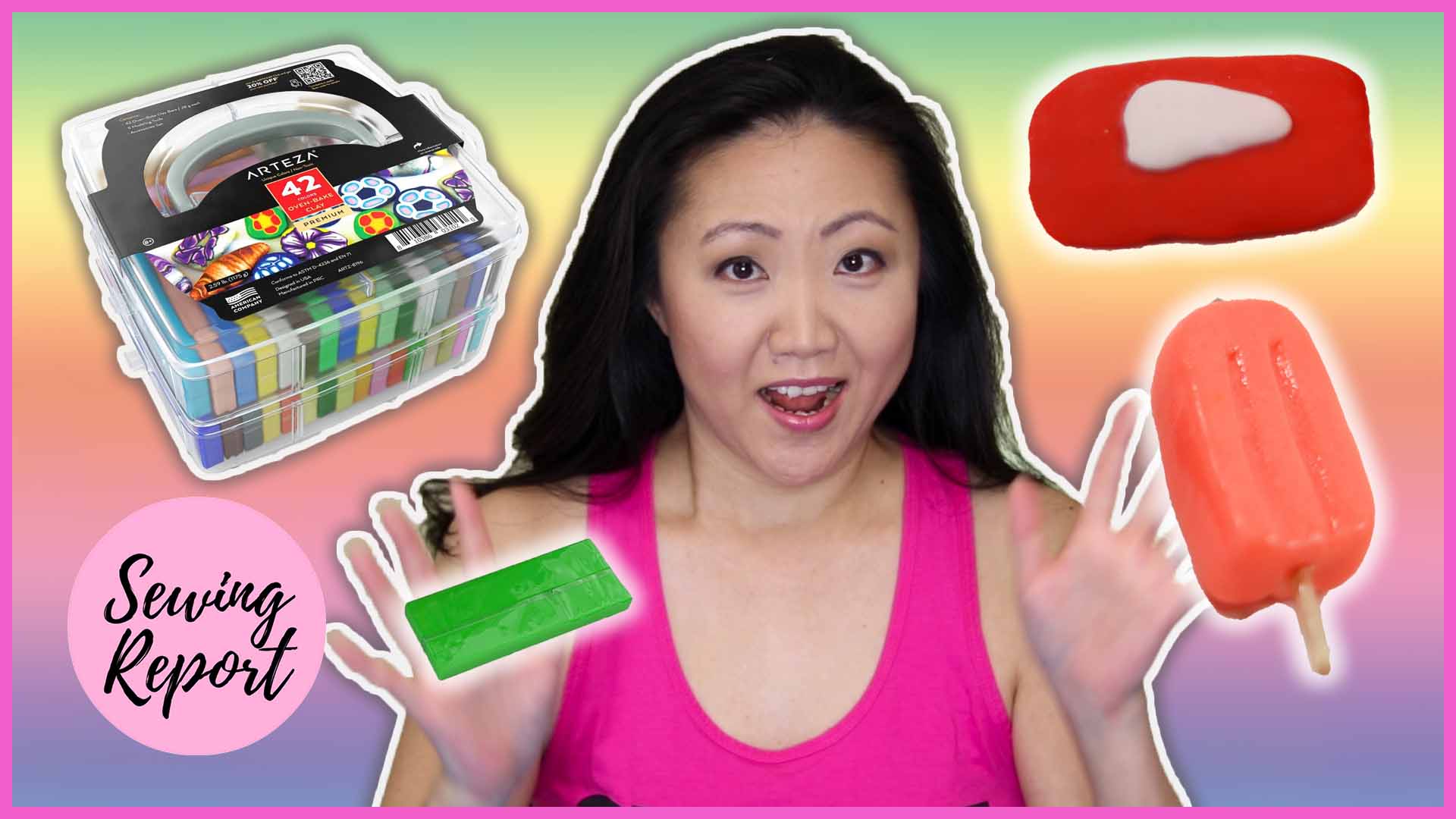 Arteza Polymer Clay Starter Kit Review + Demo CRAFT SUPPLIES Sewing