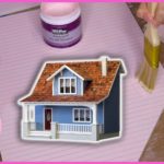 Sewing Report Dollhouse Pt 3 Sanding Painting