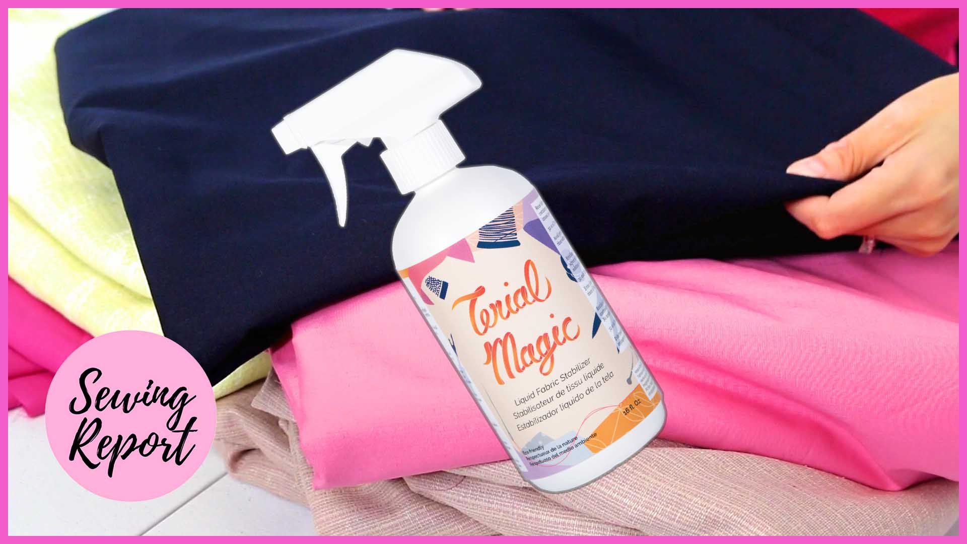 Terial Magic Fabric Stabilizer Spray Sew Slippery + Lightweight