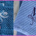 Sewing Report Monogrammed Towels 2 Ways
