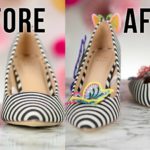 DIY Fashion Target Butterfly Shoes