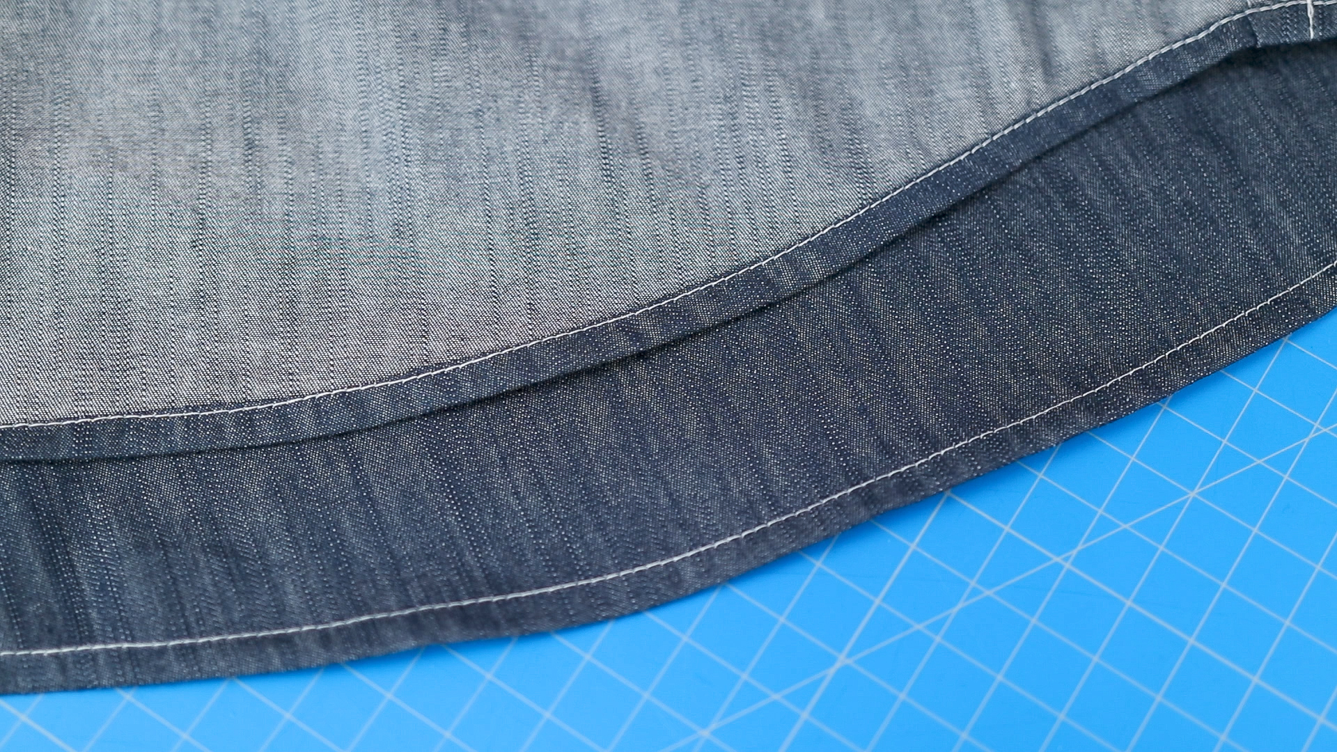 Sew a Quick + Easy Narrow Hem Collared Shirt Techniques M6044